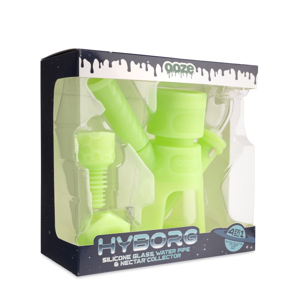 Hyborg Silicone &amp; Glass 4-in-1 Smoking Device