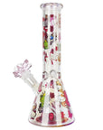 Party Kitty Electroplated Beaker Glass Water Pipe