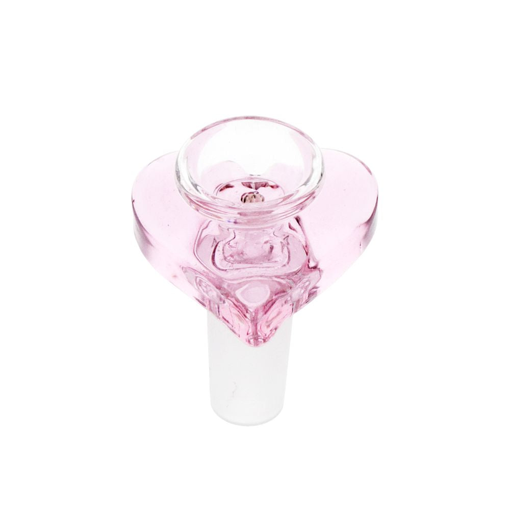 Double Kiss Heart Water Pipe Bowl
