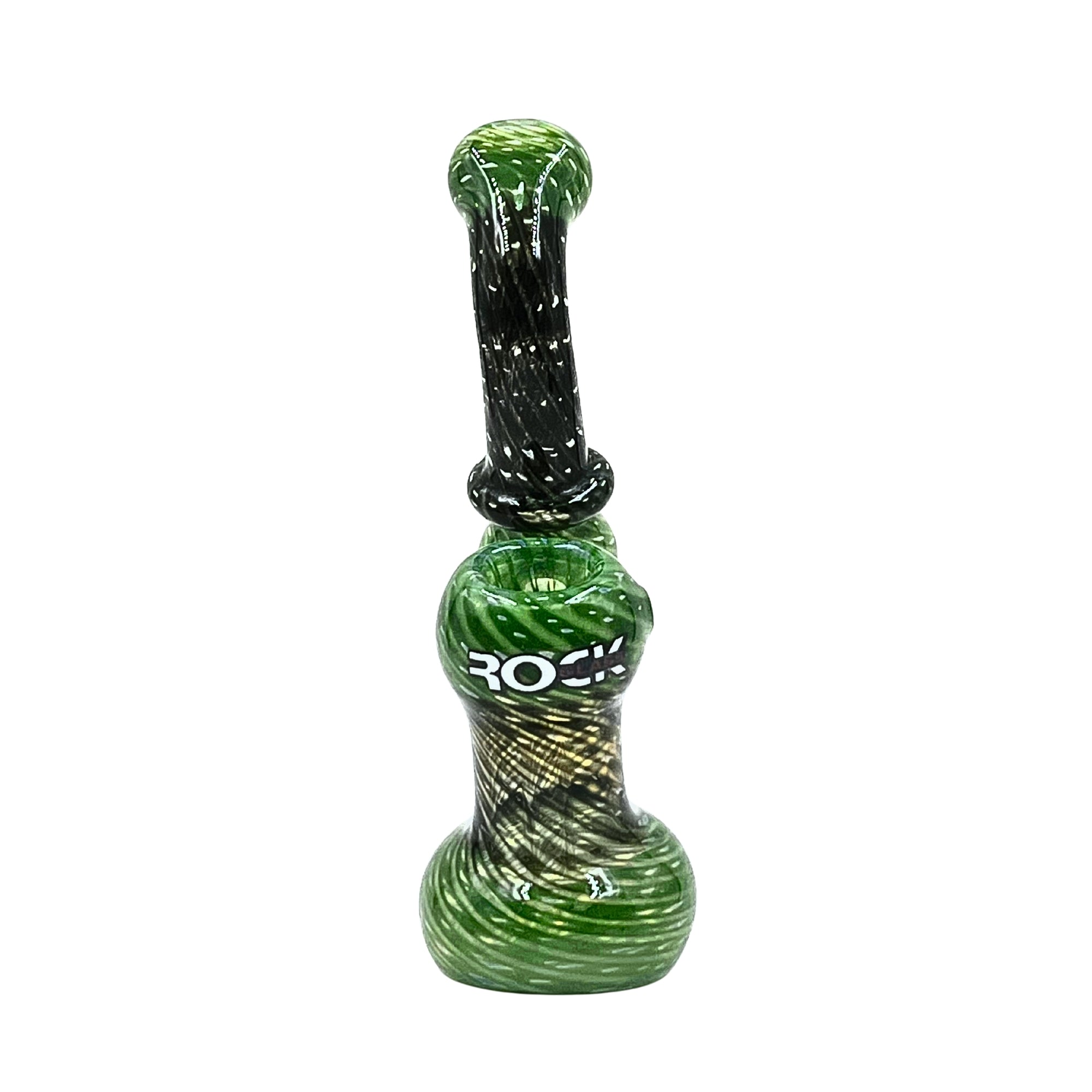 Pocket Detective Mini Sherlock Bubbler in green glass