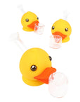 Pond Quacker Glass & Silicone Duck Hand Pipe