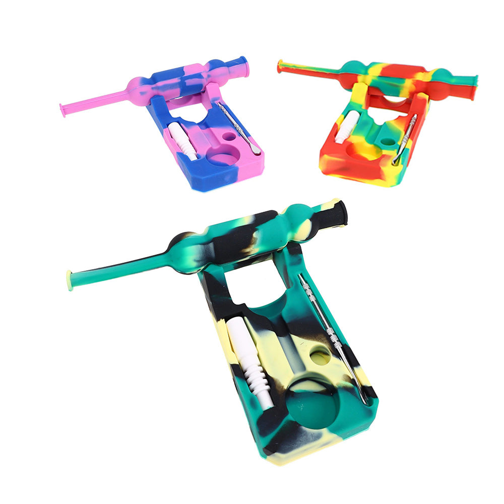 Portable Silicone Dab Straw Kit in all available colors