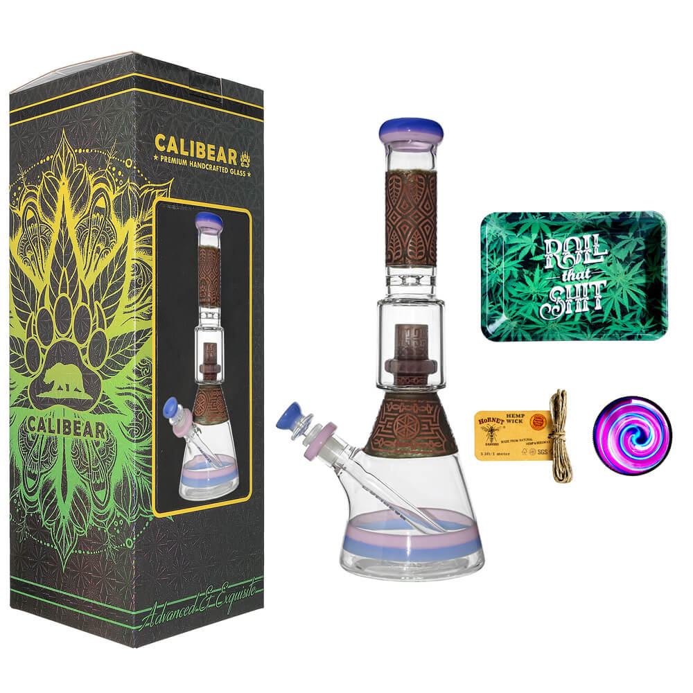 Premium 15" Beaker Bong Bundle