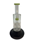 Green Puffco Peak Attachment with Perc for smoother hits