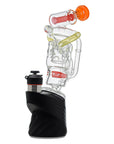 Puffco Peak Pro Straight Fab Recycler Glass Replacement
