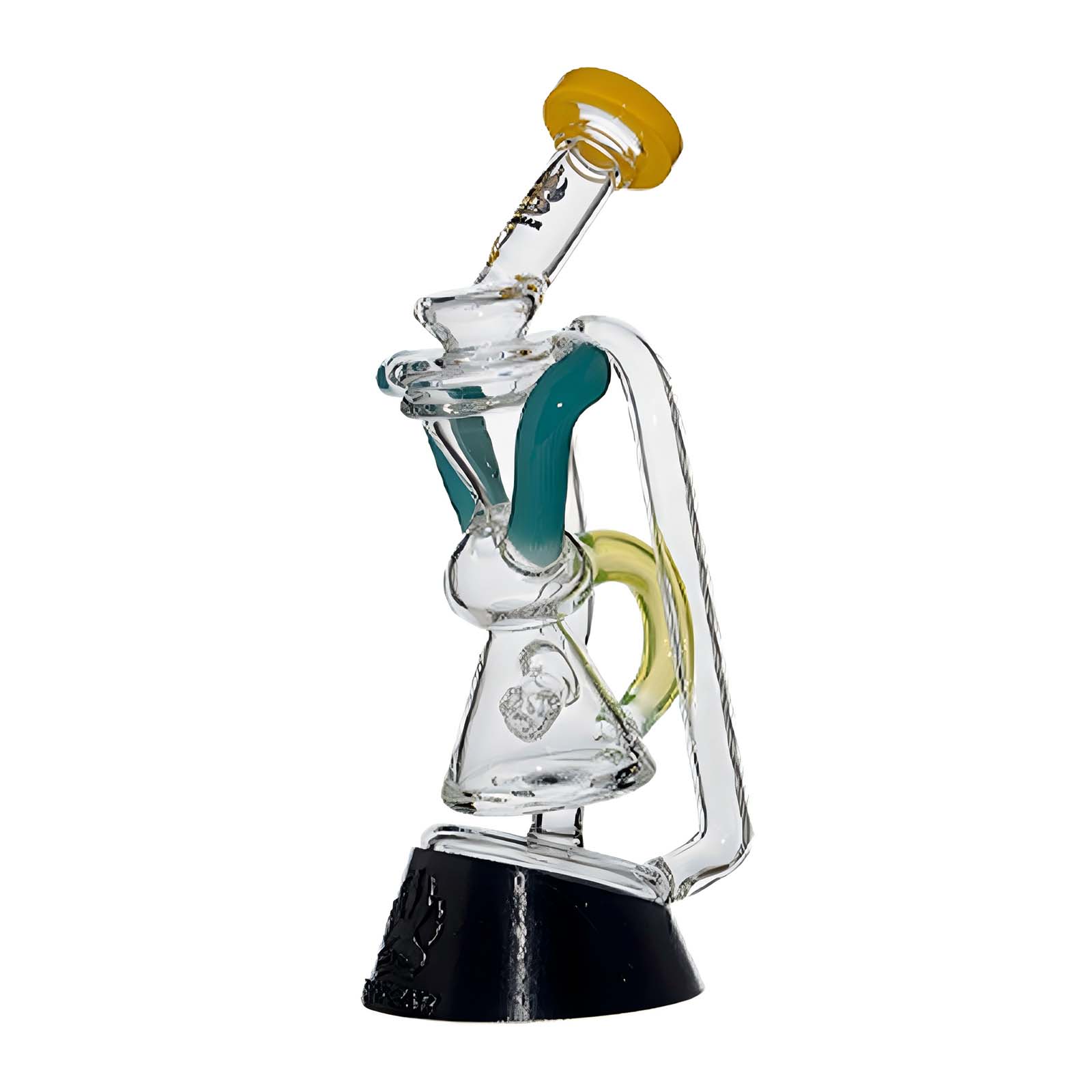 Puffco Peak Recycler Glass Replacement Contrasting Color Accent