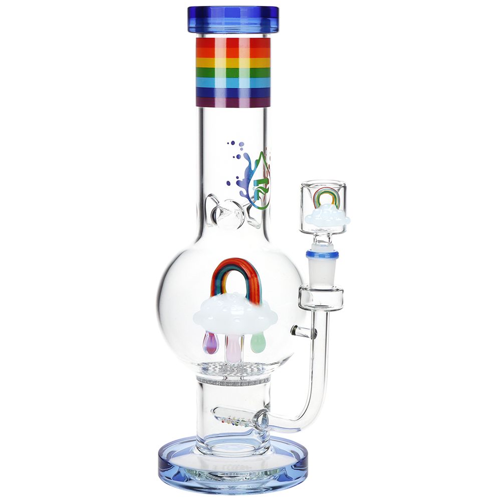 Pulsar Acid Rainbows Bubble Base Glass Water Pipe