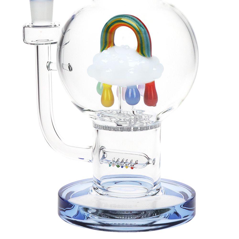 Pulsar Acid Rainbows Bubble Base Glass Water Pipe Detail