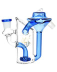 Pulsar Alchemist Recycler Ash Catcher 45° joint, blue glass, disc perc for smooth, filtered hits