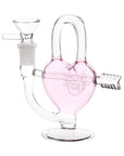 Pulsar Arrow Heart Glass Water Pipe - INHALCO