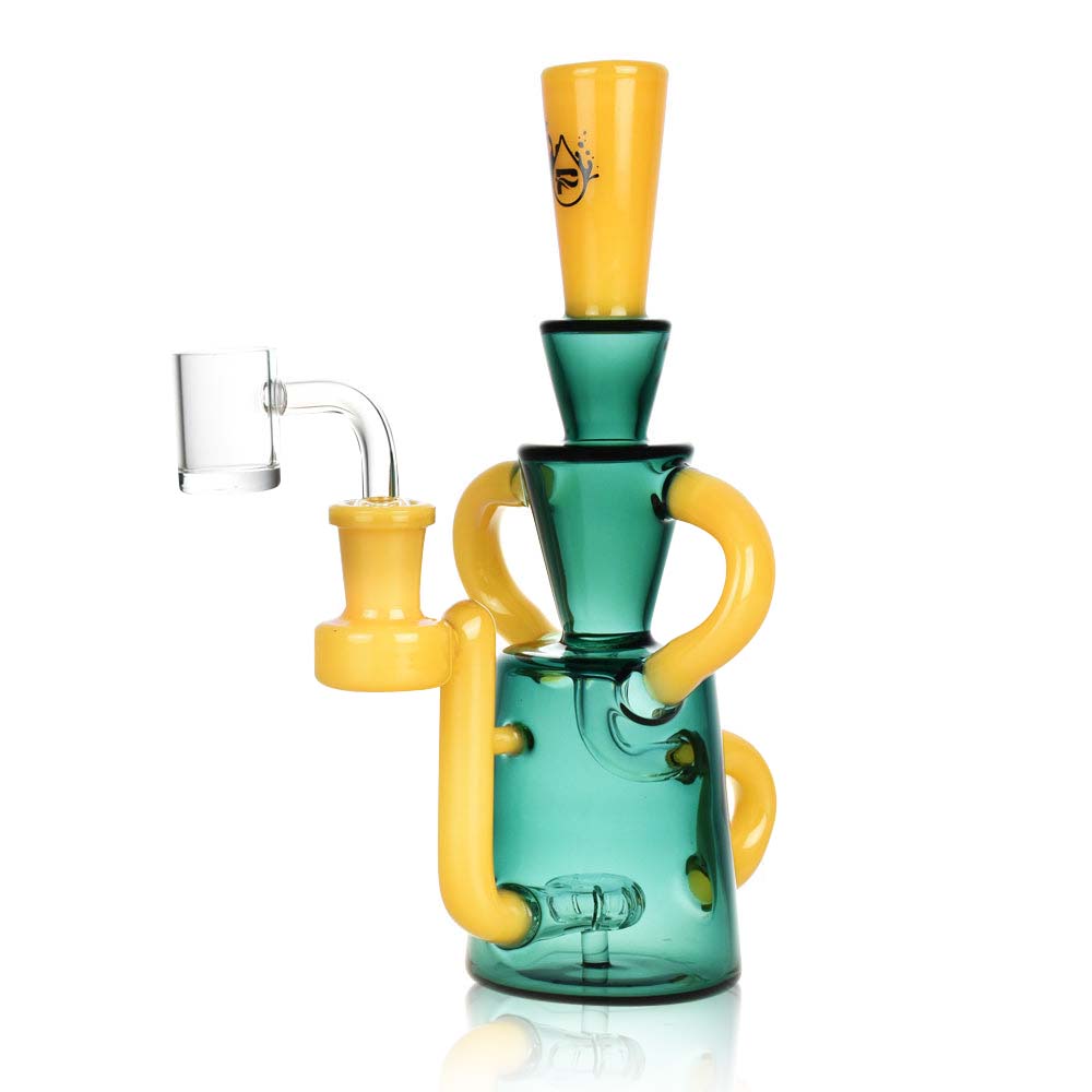Bi Color Dab Recycler Rig – INHALCO