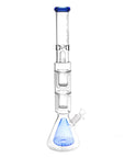Pulsar 21.5" Borosilicate Water Pipe with Dual Perc Blue