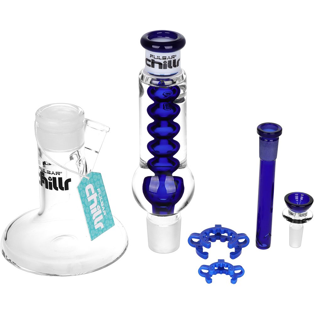 Pulsar Chillr Glycerin Straight Tube Glass Water Pipe