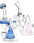 Pulsar Cone Cascade Gravity Recycler Dab Rig