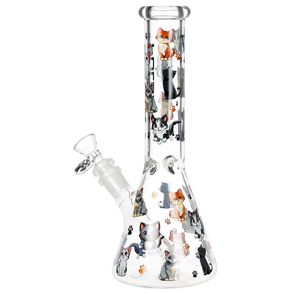 Pulsar Cute Kitties Beaker Glass Water Pipe