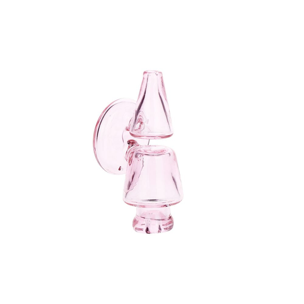 Pulsar Double Chamber Glass Mouthpiece Attachment for Puffco Pivot Pink