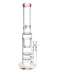 Pulsar Double Honeycomb Perc Bong 17"