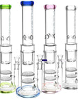 Pulsar Double Honeycomb Perc Bong 17"