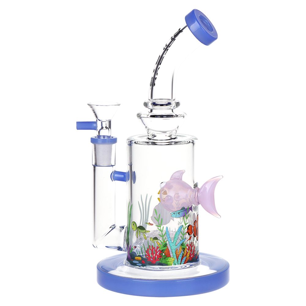 Pulsar Fish Out of Water Glass Water Pipe