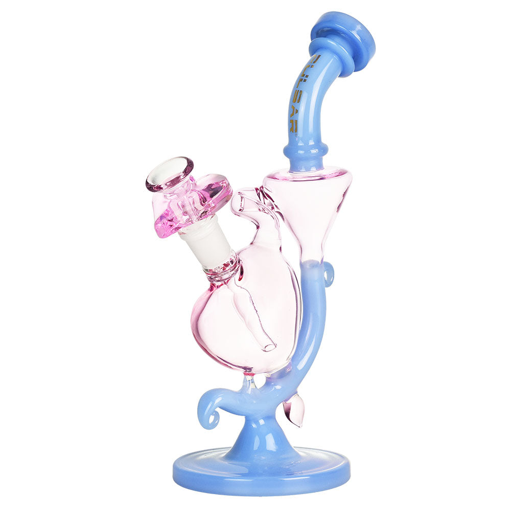 Pulsar Heart Recycler Water Pipe 8.5&quot;