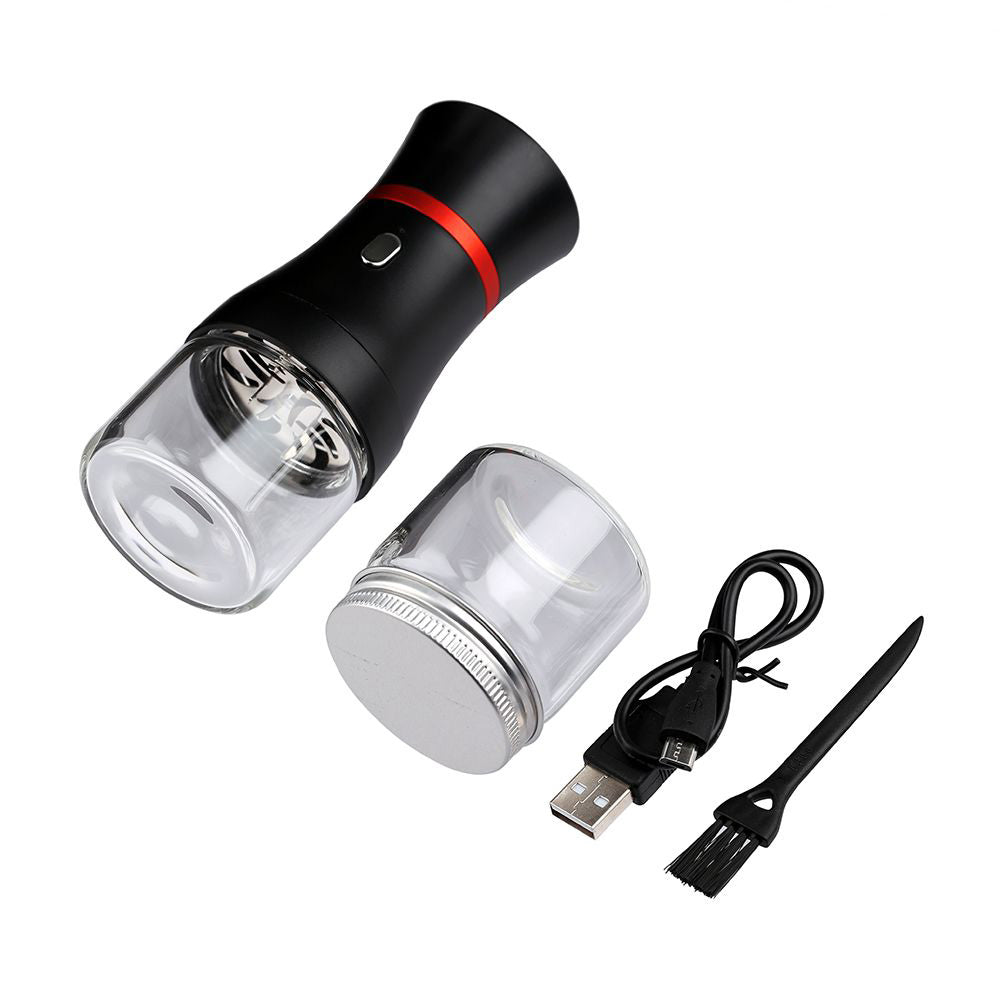 All parts of the Pulsar King Kut Portable Electric Herb Grinder