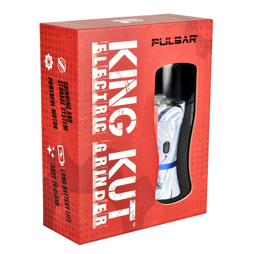 Packaging of Pulsar King Kut Portable Electric Herb Grinder