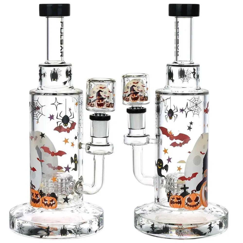 Laughing Jack-O-Lantern Glass Bong