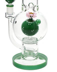 Pulsar Peyote Bloom Bubble Base Glass Water Pipe