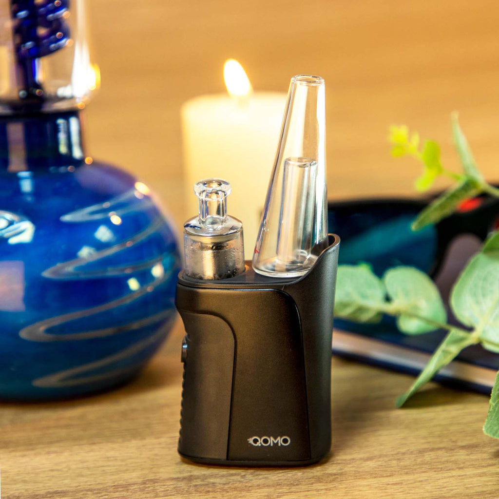 X Max Mini Rig XMAX QOMO Portable Electric Dab Rig – INHALCO