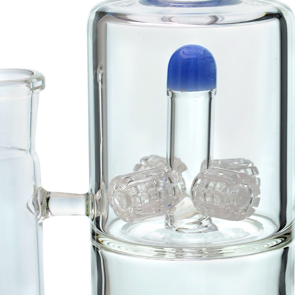 Close-up view of the quad matrix percolator