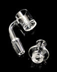 Quartz Domeless Spinner Banger - Twister Cup Design