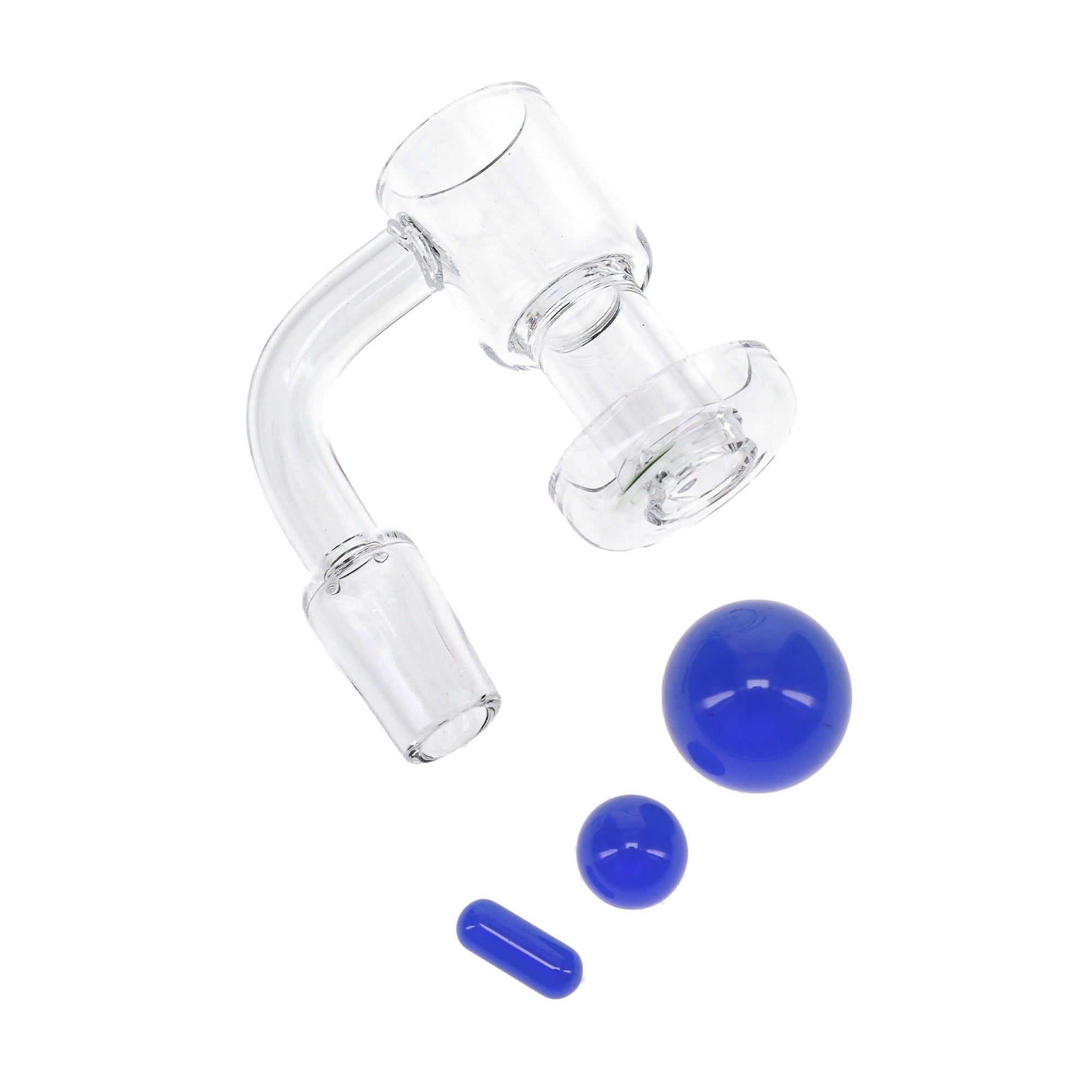 Quartz 14.5mm Male Slurp Terp Banger in Blue