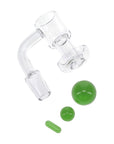 Quartz 14.5mm Male Slurp Terp Banger in Green