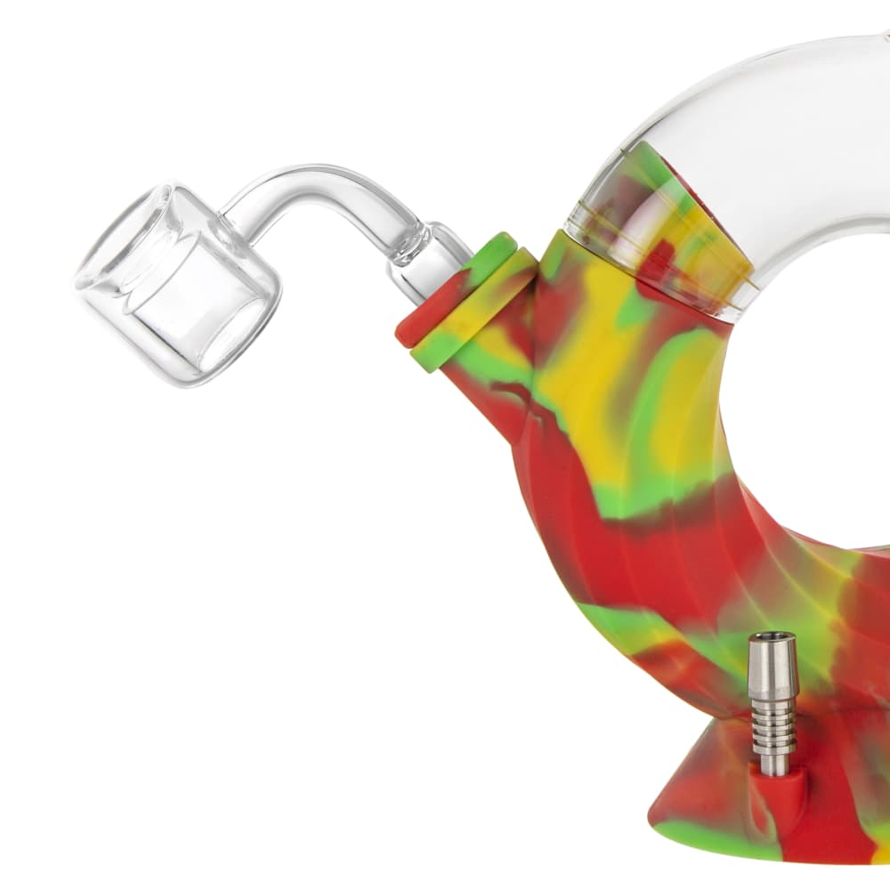 Ooze Ozone Silicone Water Pipe and Dab Straw
