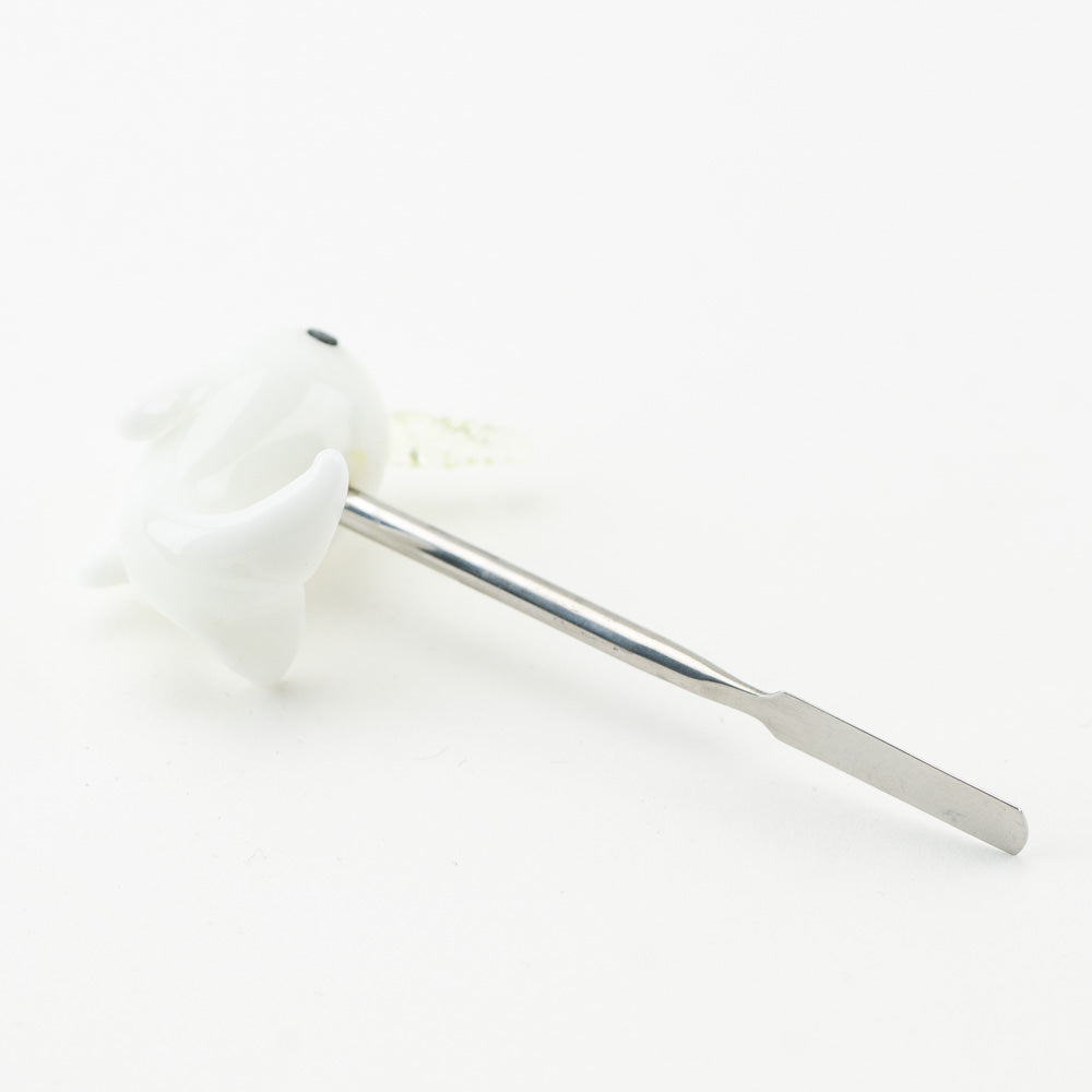 Top view of Radioactive Narwhal Wax Tool