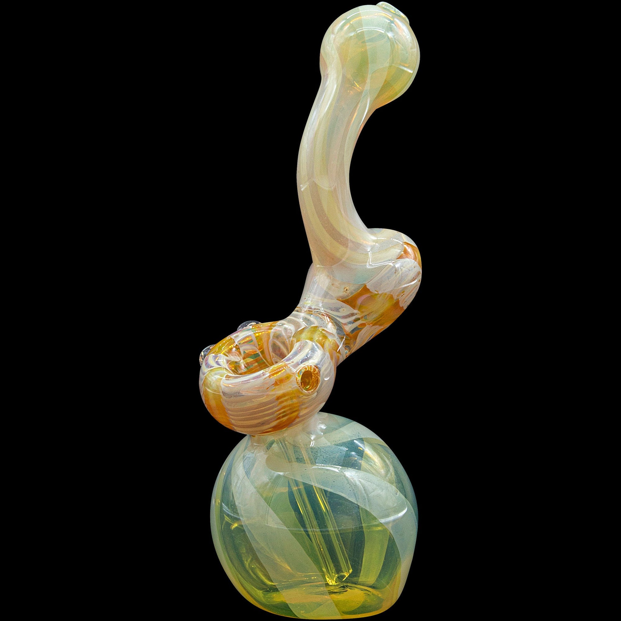 Rake Bubb Fumed Sherlock Bubbler in Caramel