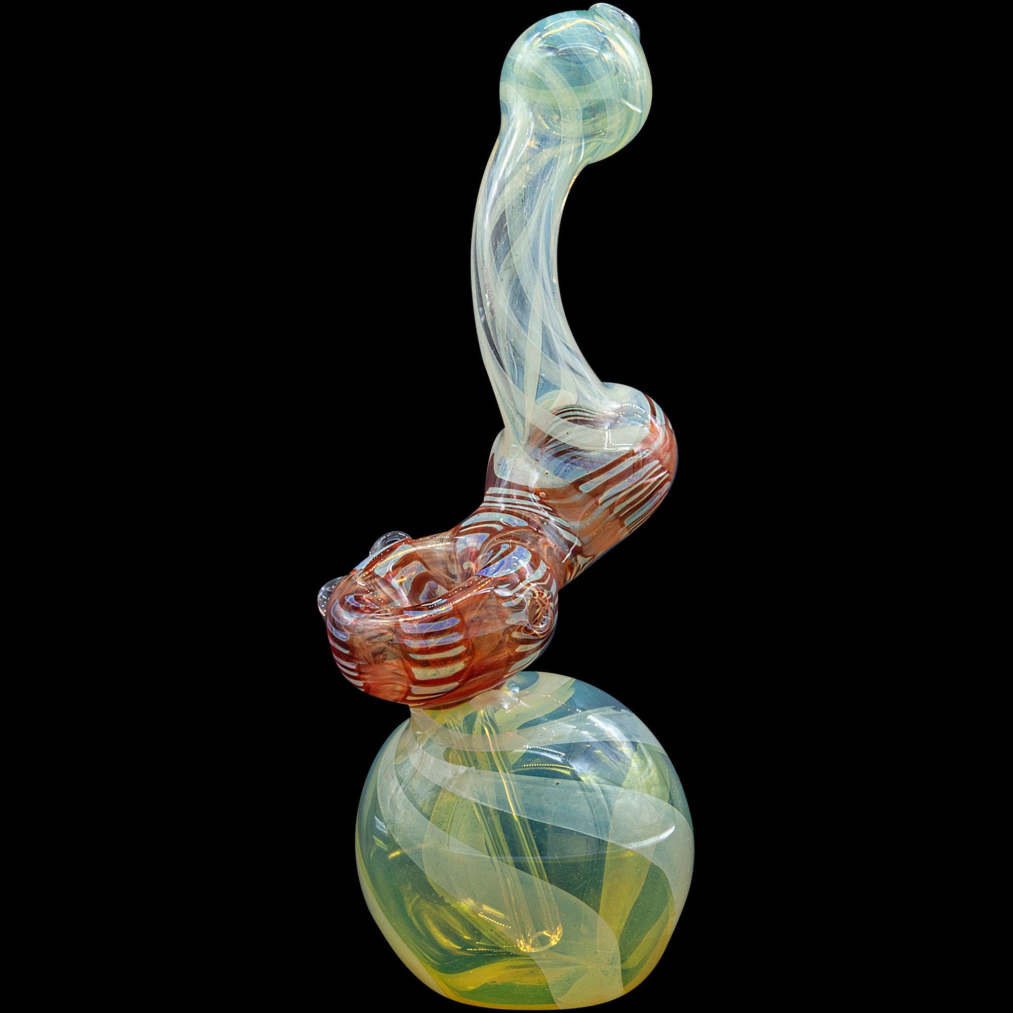 Rake Bubb Fumed Sherlock Bubbler in Ruby Red