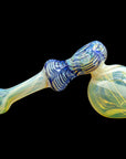 Right side view of Raked Hammer Fumed Hammer Bubbler
