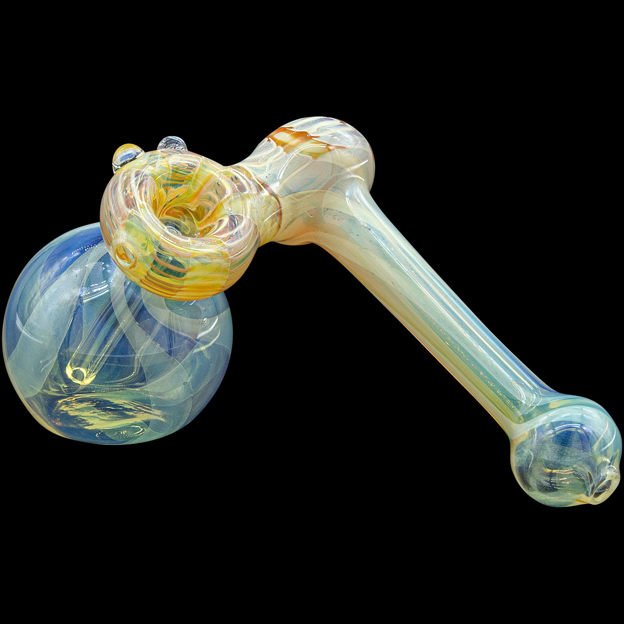 Raked Sidecar Fumed Sidecar Bubbler in Caramel