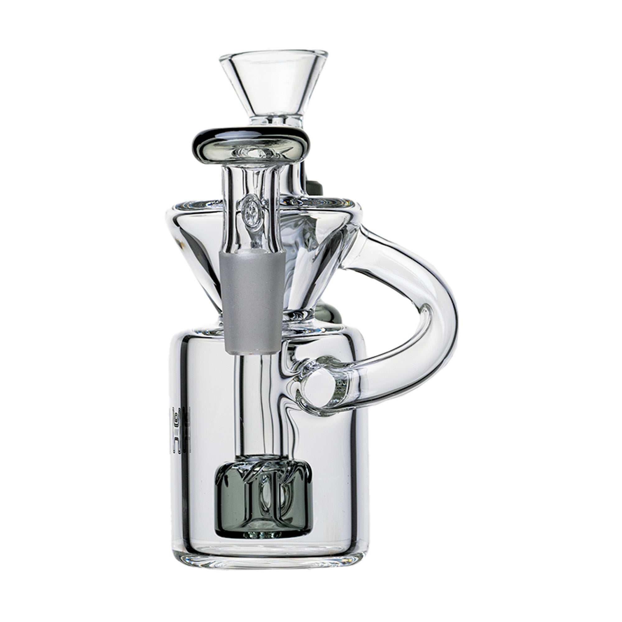 Side View of 14mm Recycler Ash Catcher