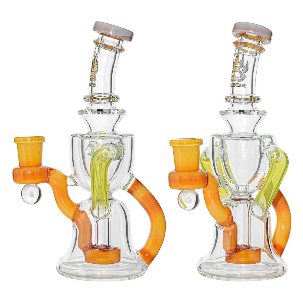 Recycling Arch Dab Rig in Cali orange color