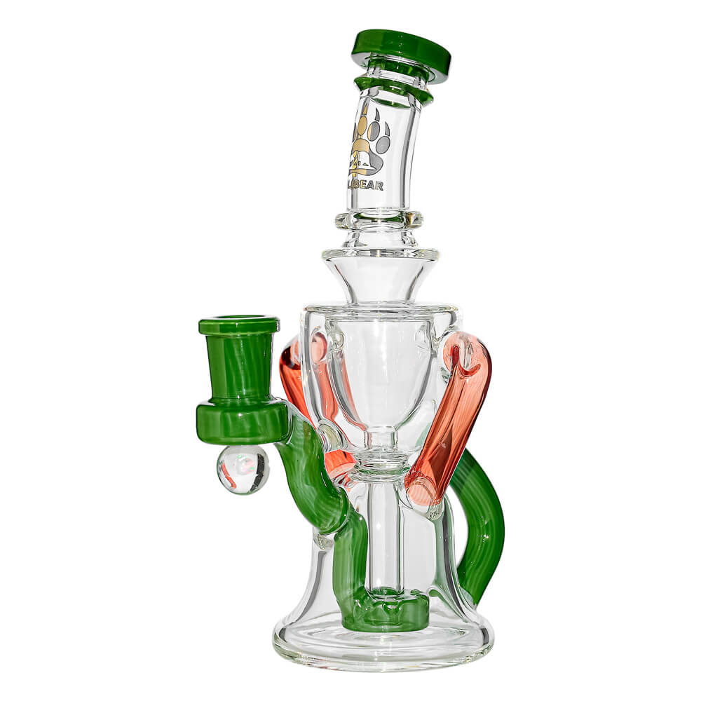 Recycling Arch Glass Rig in green glass