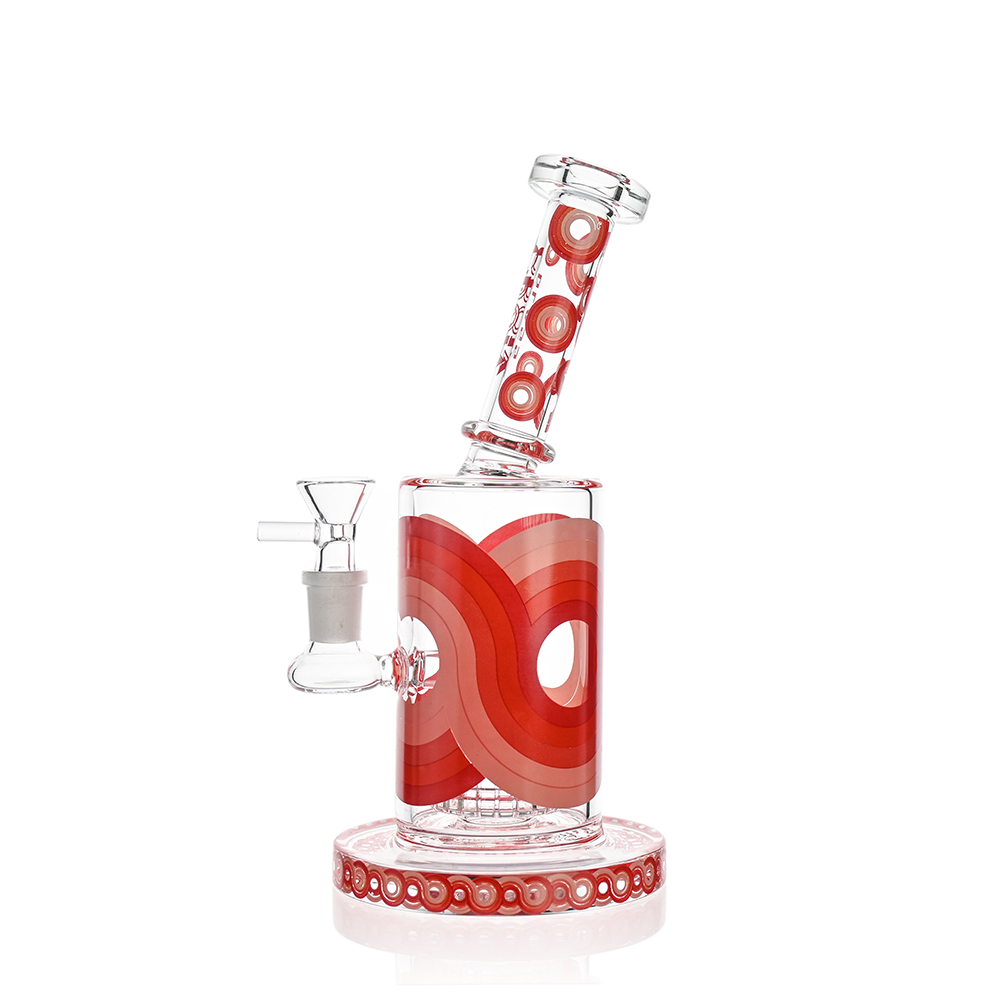 Retro Scientific Bong with Matrix Perc