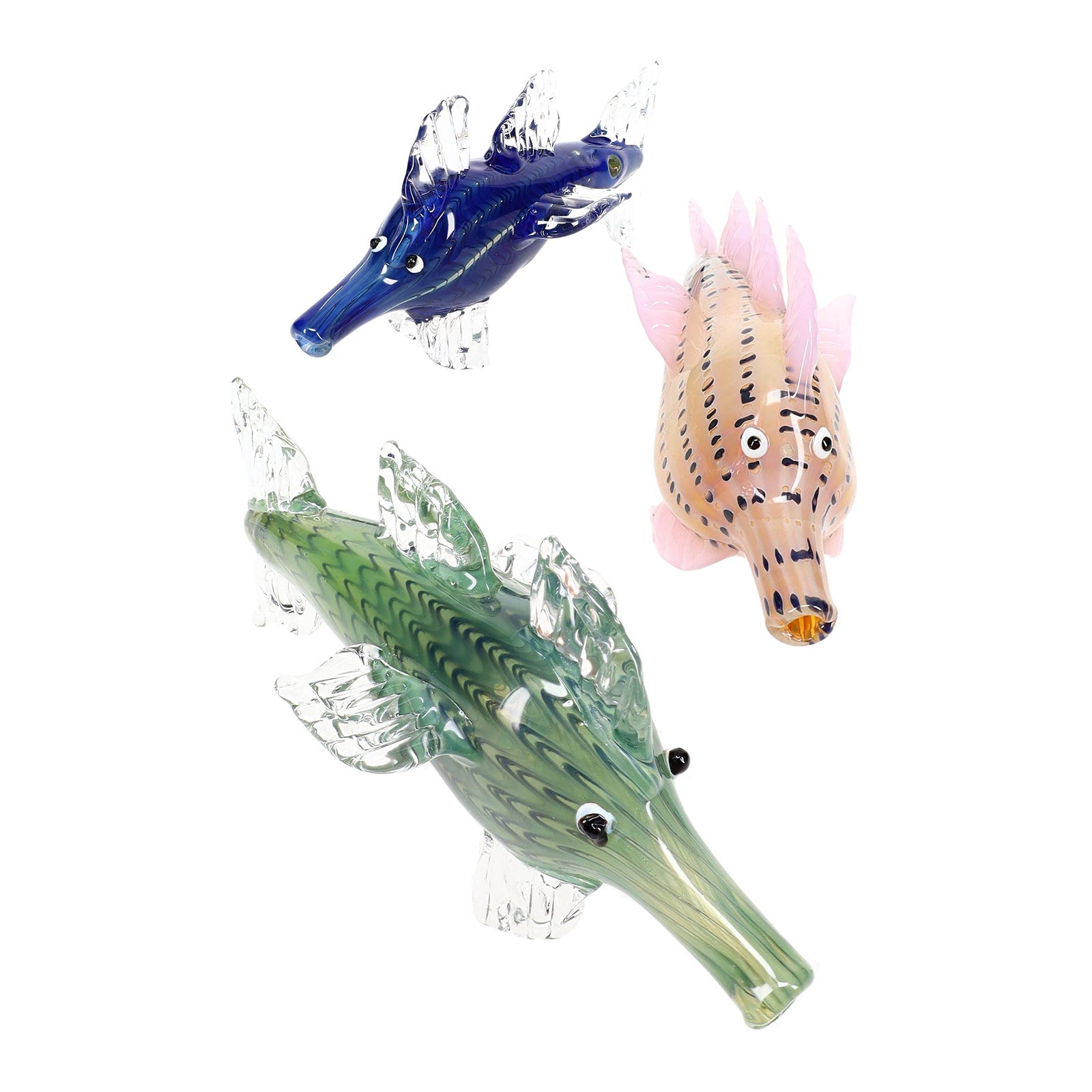 Reef Ripper Reef Ripper Silver Fumed Color-Changing Glass Shark Pipe – INHALCO