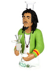 Reggae Legend Glass & Vinyl Water Pipe