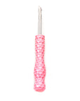 Resin Honeycomb Handle Dab Tool - Pink Resin Handle