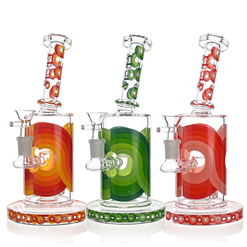 Retro Scientific Bong with Matrix Perc