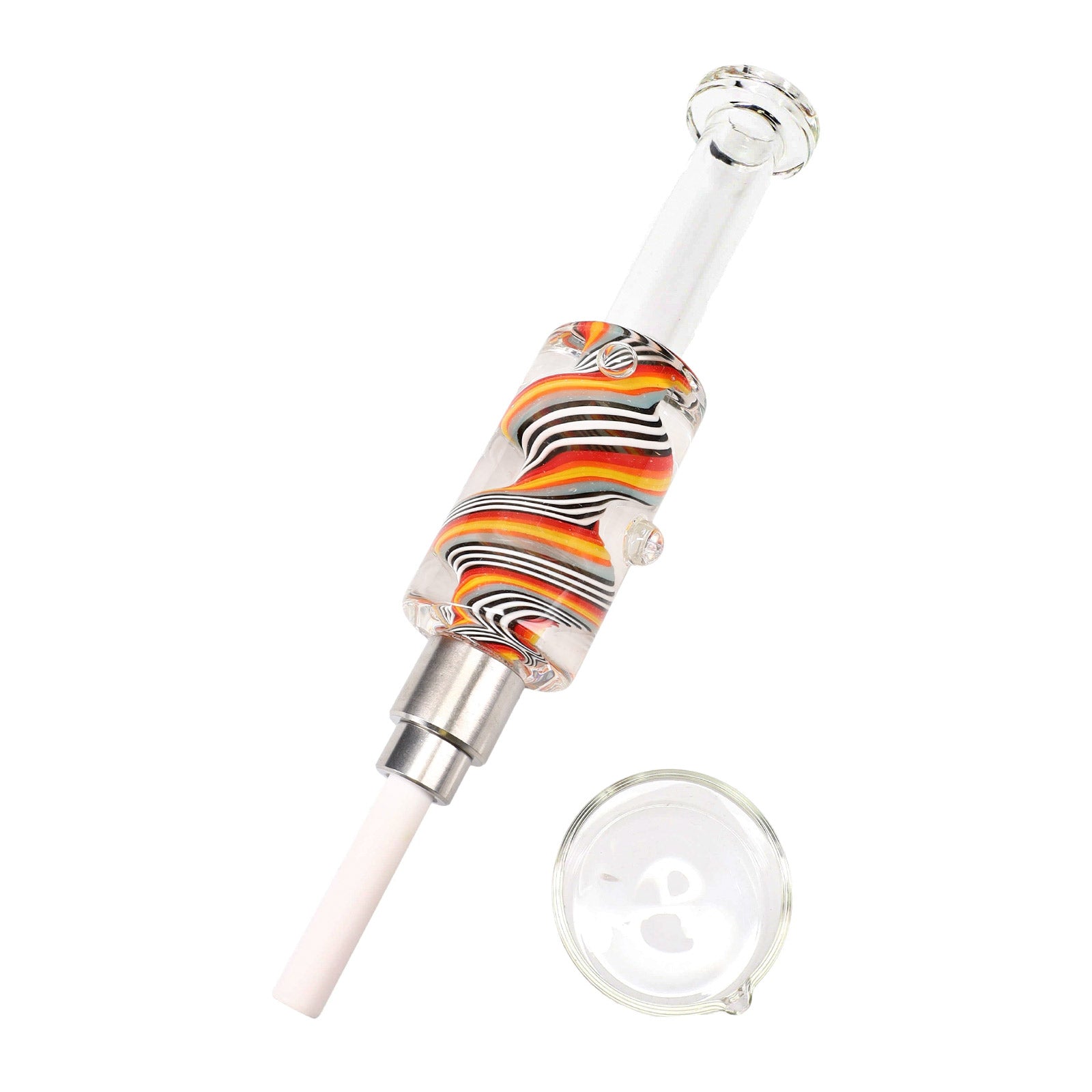Reverse Swirl Fluid-Filled Dab Nectar Collector Kit - inhalco