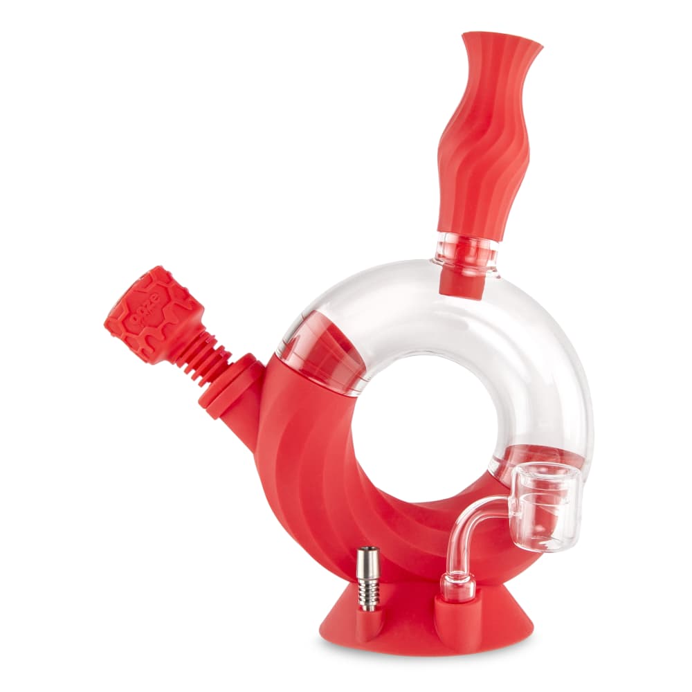 Ooze Ozone Silicone Water Pipe and Dab Straw