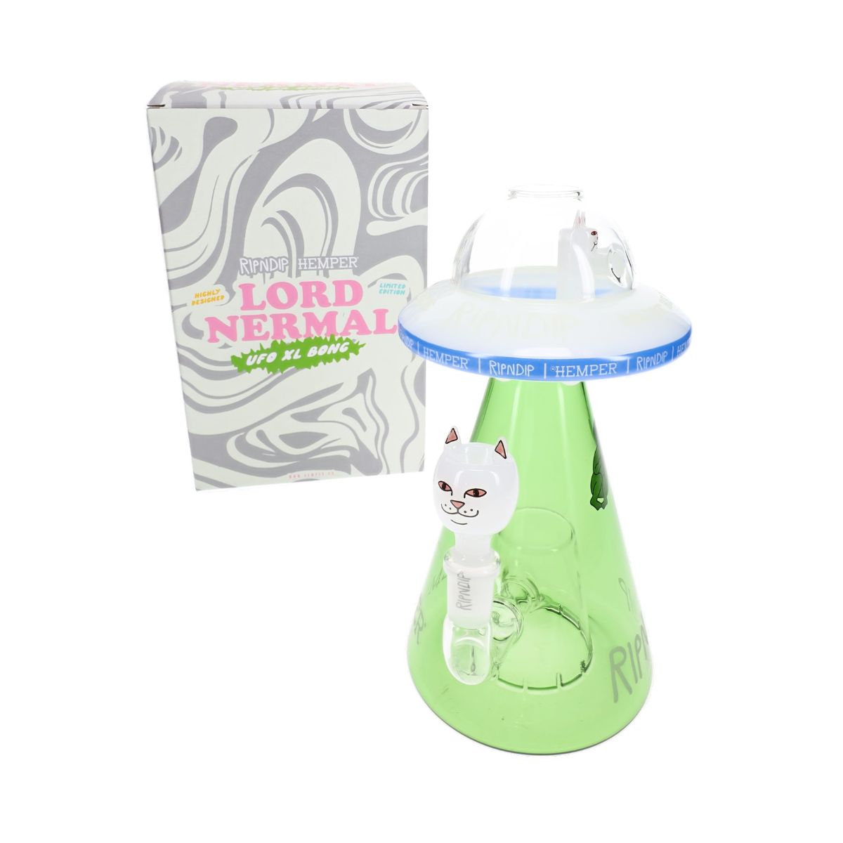 RIPNDIP x Hemper “Lord Nermal” UFO XL Glass Bong